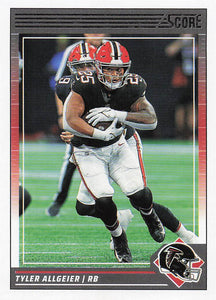 2024 Score Football Tyler Allgeier #10