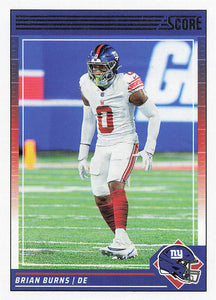 2024 Score Football Brian Burns #41