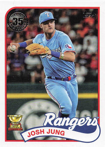 2024 Topps Series 1 1989 Topps Baseball Josh Jung #89B-33