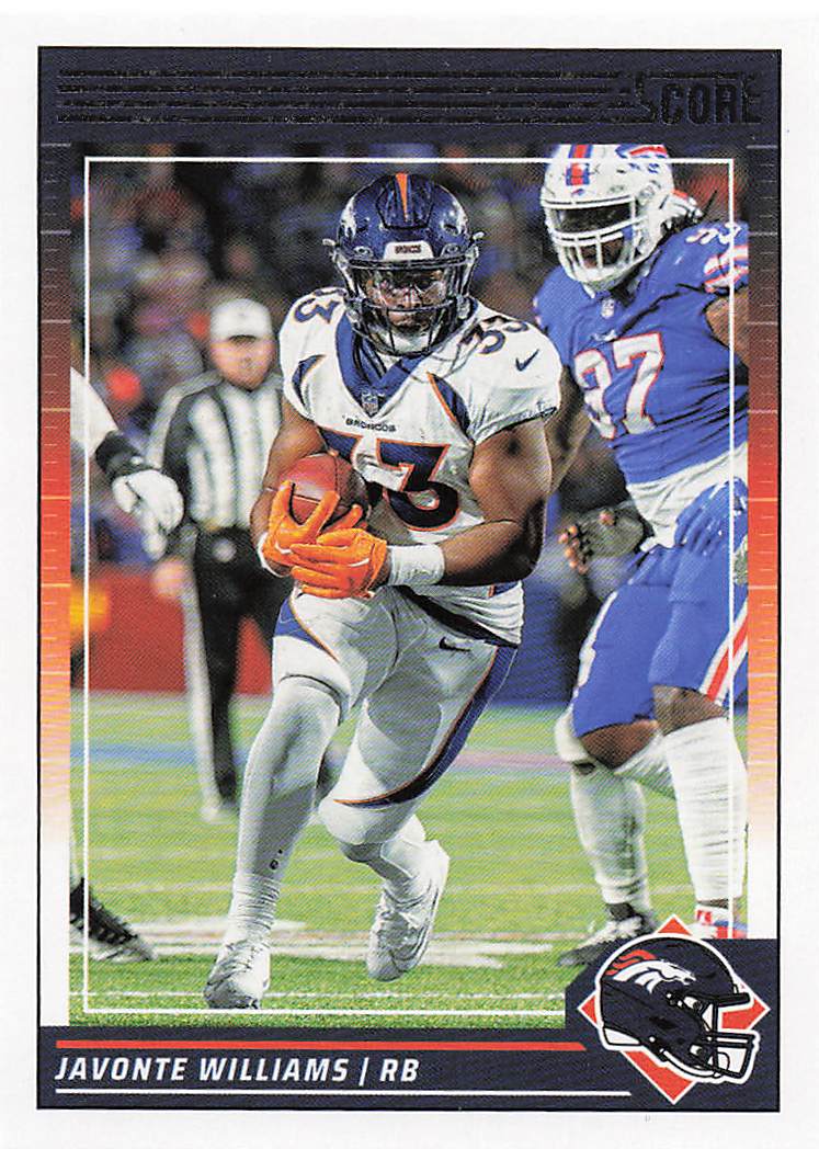 2024 Score Football Javonte Williams #85