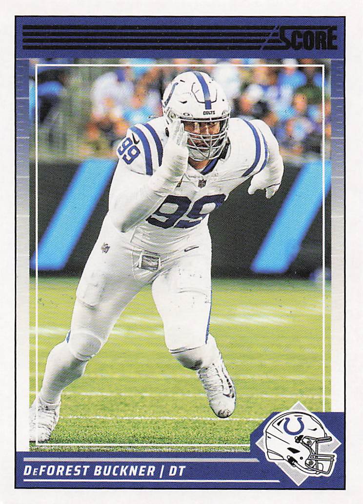 2024 Score Football DeForest Buckner #122