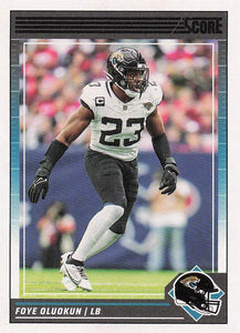 2024 Score Football Foye Oluokun #129