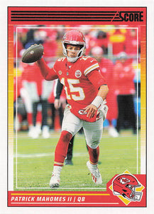 2024 Score Football Patrick Mahomes II #137