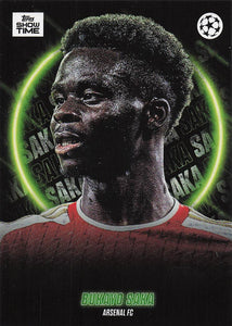 2023-24 Topps Showtime Portrait Bukayo Saka