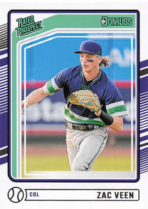 2024 Donruss Baseball Zac Veen #132