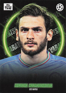 2023-24 Topps Showtime Portrait Khvicha Kvaratskhelia