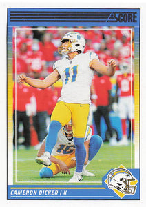 2024 Score Football Cameron Dicker #167