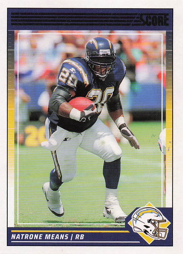 2024 Score Football Natrone Means #170