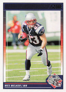 2024 Score Football Wes Welker #198