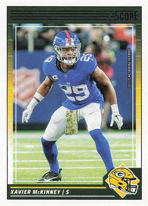 2024 Score Football Xavier McKinney #212