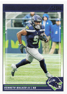 2024 Score Football Kenneth Walker III #255