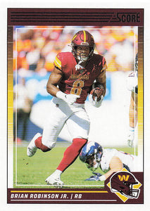 2024 Score Football Brian Robinson Jr. #283