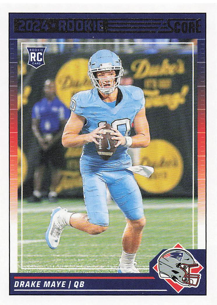 2024 Score Football Drake Maye #303 RC