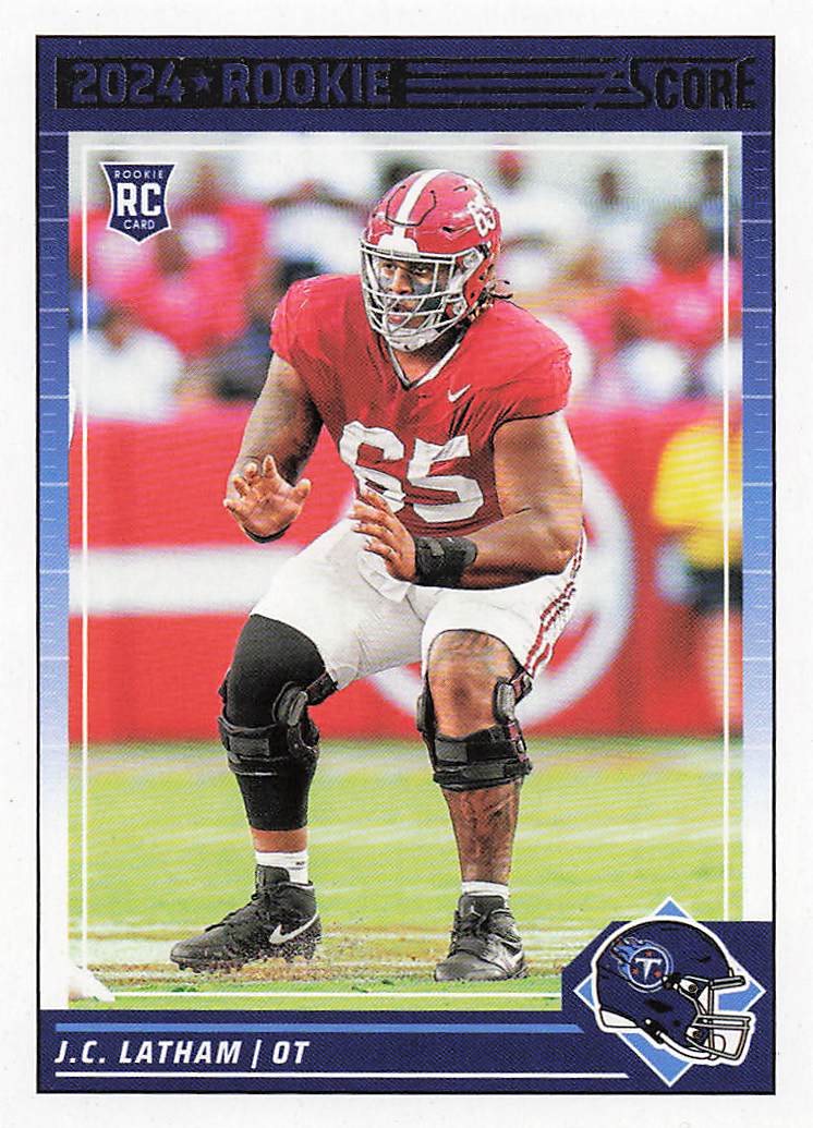 2024 Score Football J.C. Latham #318 RC