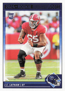 2024 Score Football J.C. Latham #318 RC