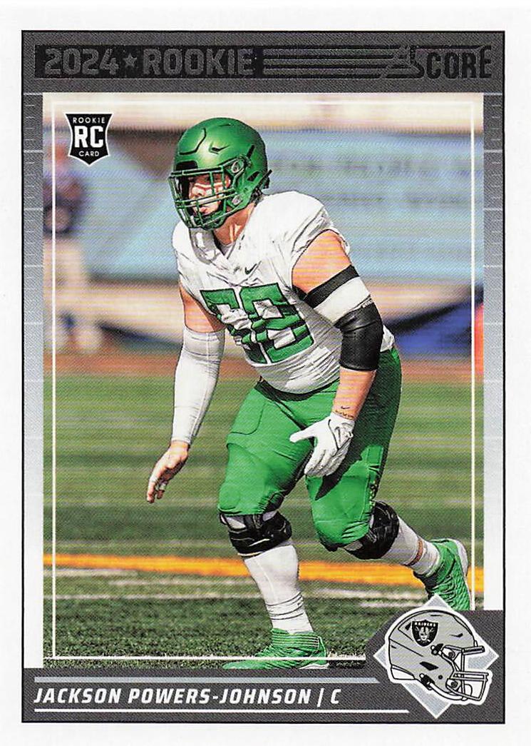2024 Score Football Jackson Powers-Johnson #321 RC