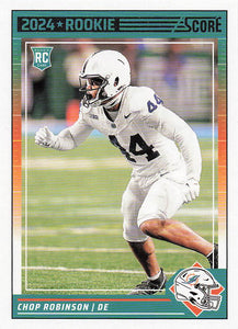 2024 Score Football Chop Robinson #322 RC