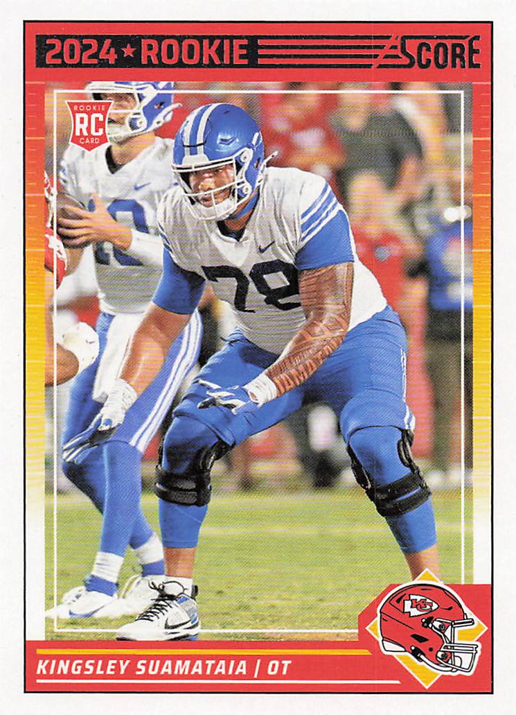 2024 Score Football Kingsley Suamataia #331 RC