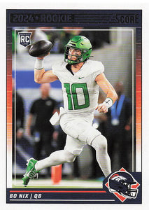 2024 Score Football Bo Nix #332 RC