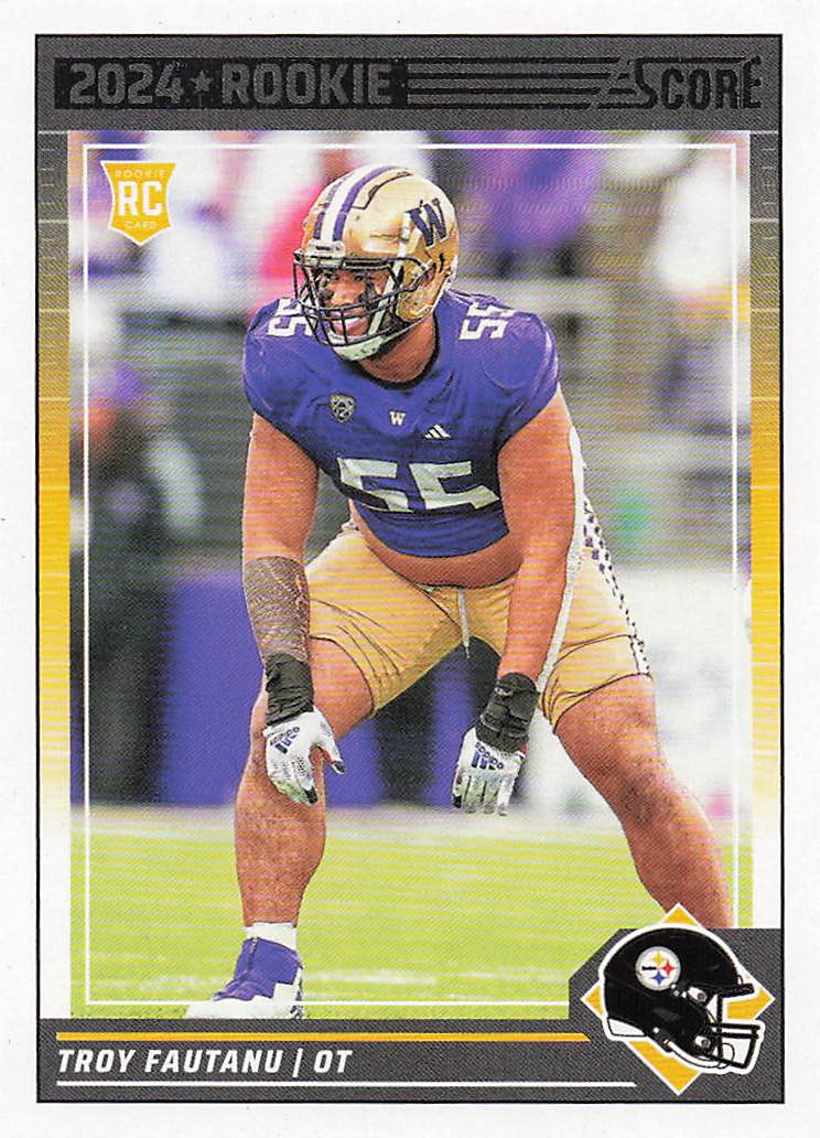 2024 Score Football Troy Fautanu #333 RC