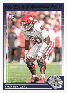 2024 Score Football Tyler Guyton #336 RC