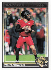 2024 Score Football Spencer Rattler #345 RC