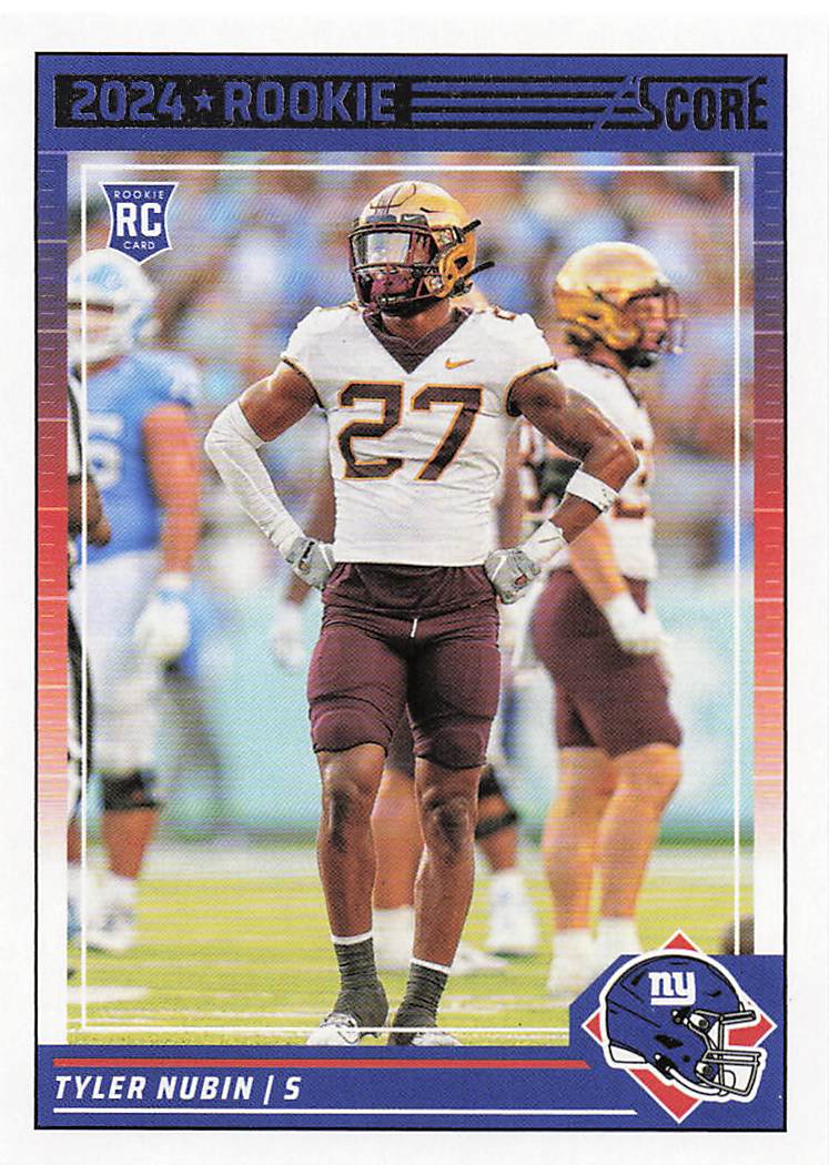 2024 Score Football Tyler Nubin #347 RC