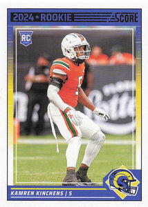 2024 Score Football Kamren Kinchens #348 RC