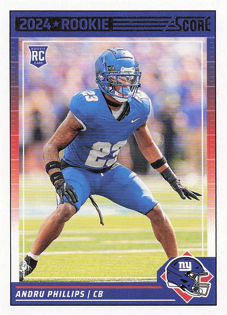 2024 Score Football Andru Phillips #349 RC