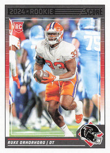 2024 Score Football Ruke Orhorhoro #358 RC