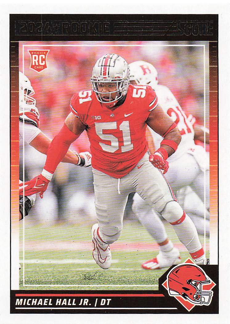 2024 Score Football Michael Hall Jr. #363 RC