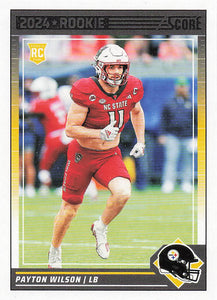 2024 Score Football Payton Wilson #373 RC