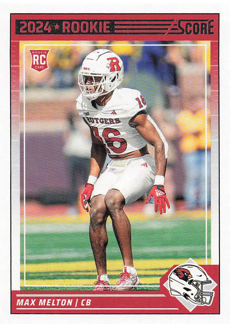 2024 Score Football Max Melton #374 RC