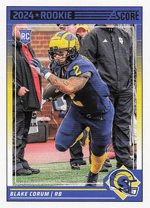 2024 Score Football Blake Corum #389 RC