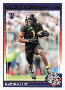 2024 Score Football Javon Baker #393 RC
