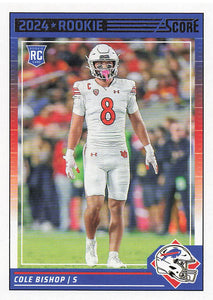 2024 Score Football Cole Bishop #400 RC