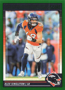 2024 Score Football Green Alex Singleton #82