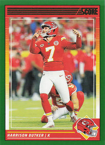 2024 Score Football Green Harrison Butler #140