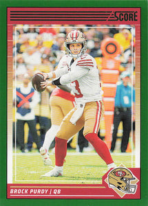 2024 Score Football Green Brock Purdy #244