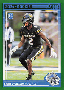 2024 Score Football Green Ennis Rakestraw Jr. #335 RC