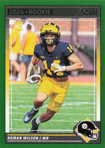 2024 Score Football Green Roman Wilson #360 RC