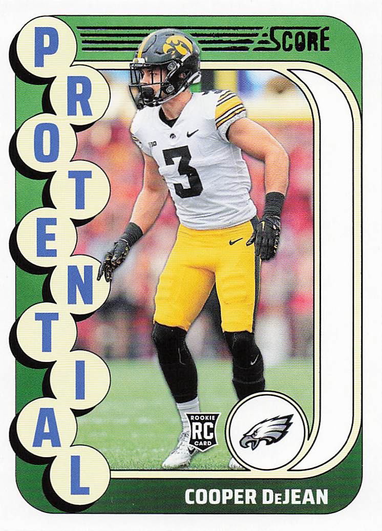 2024 Score Football Protential Cooper DeJean #8 RC