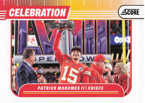 2024 Score Football Celebration Patrick Mahomes II #C-PMS