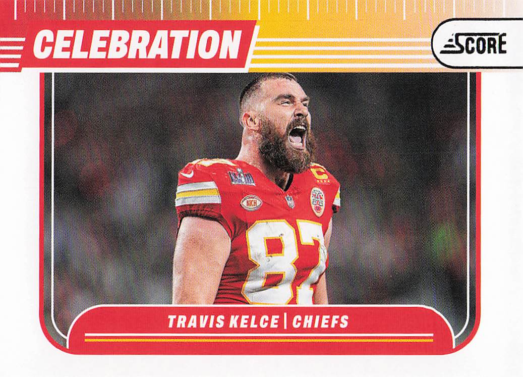 2024 Score Football Celebration  Travis Kelce #C-TKE
