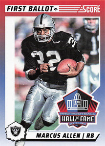 2024 Score Football First Ballot Marcus Allen #5