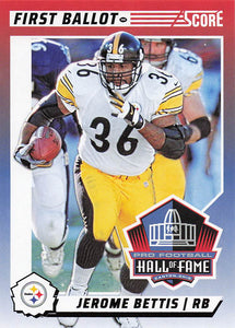 2024 Score Football First Ballot Jerome Bettis #10