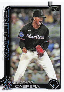 2025 Topps Baseball Edward Cabrera #371