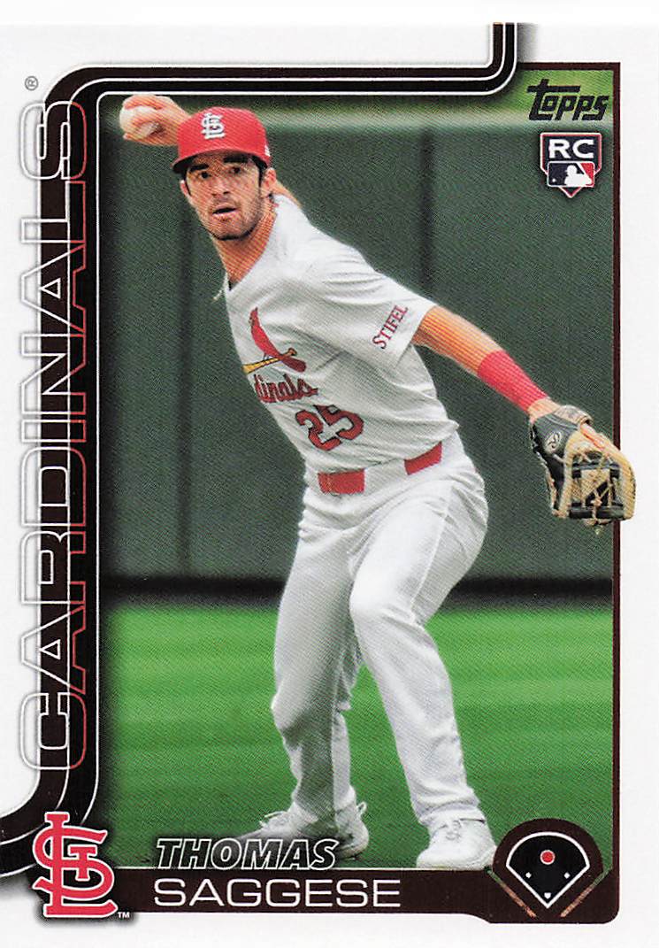 2025 Topps Baseball Thomas Saggese #463