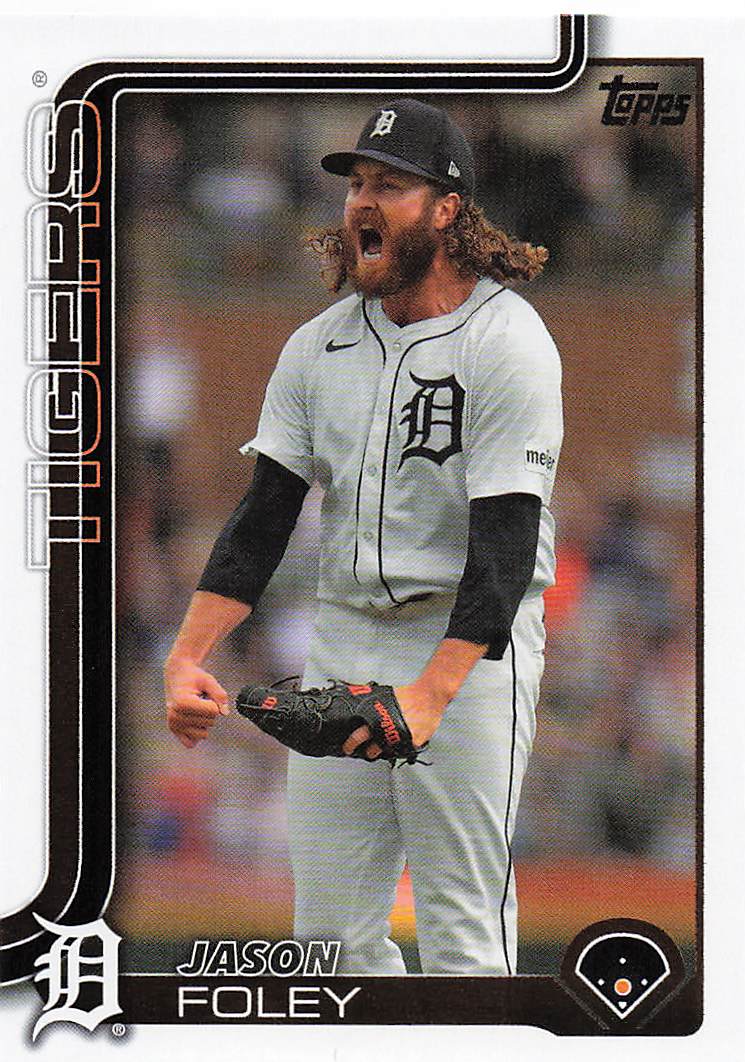 2025 Topps Baseball Team Color Border Jason Foley #410
