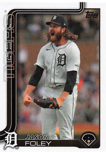 2025 Topps Baseball Team Color Border Jason Foley #410